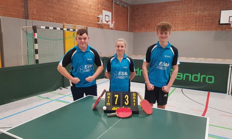 Unsere Tischtennis Spieler schafften den Aufstieg in die Bezirksliga